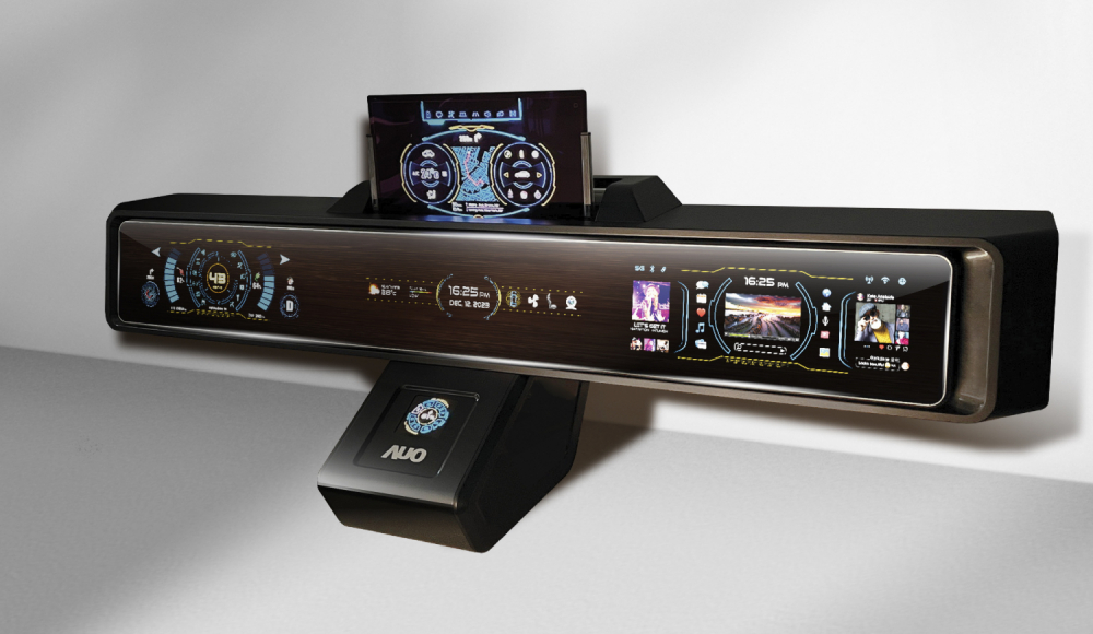 jinnian金年会Micro LED沉浸式车舱显示方案结合 可卷式、可伸缩的Micro LED应用并可呈现不同的质感纹路，展现人性化设计