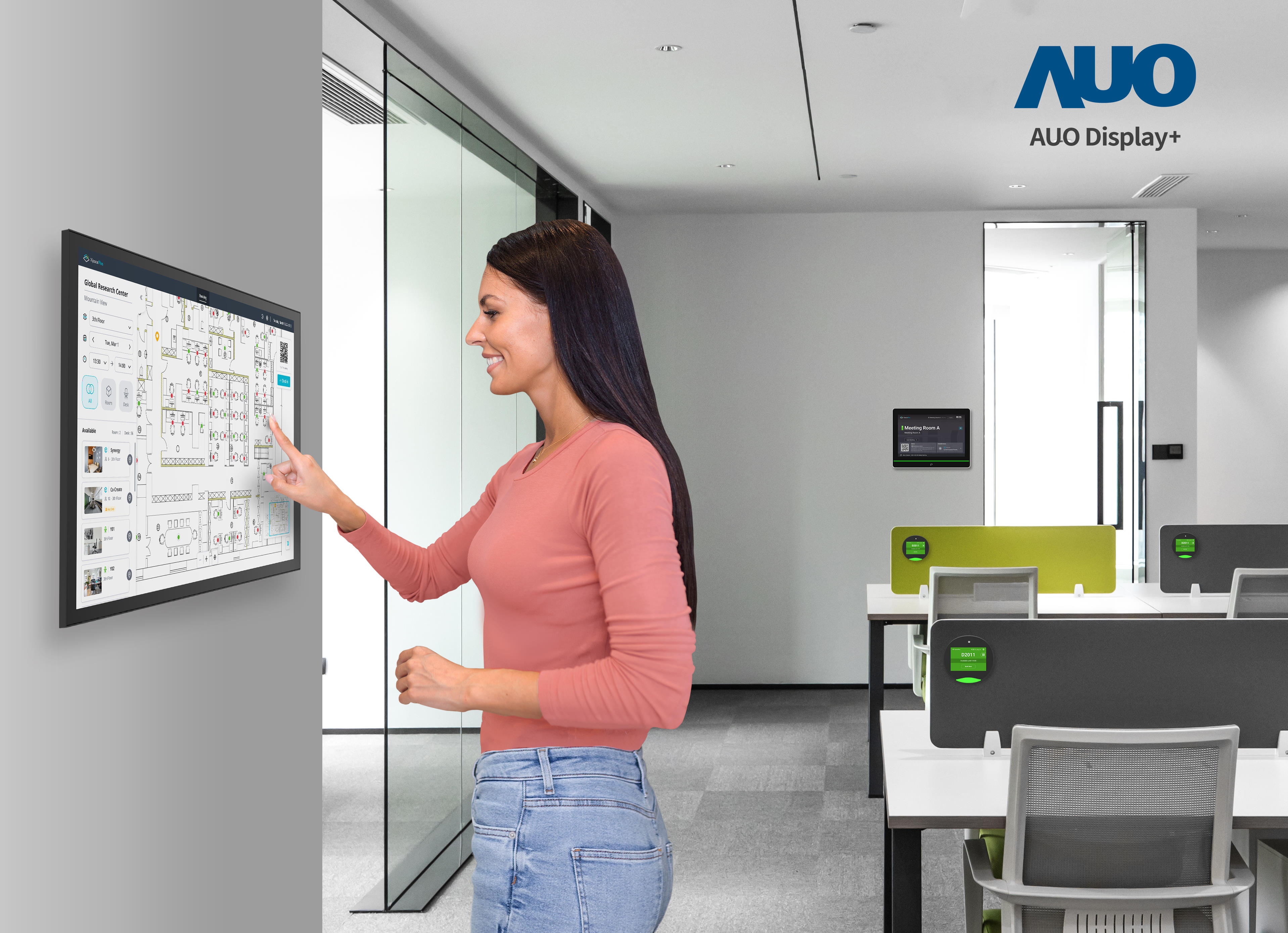 达擎会议空间管理解决方案可应用于空间预约和管理流程，将办公空间的查询、预约和保留等流程自动化，为用户提供更灵活、弹性的工作模式