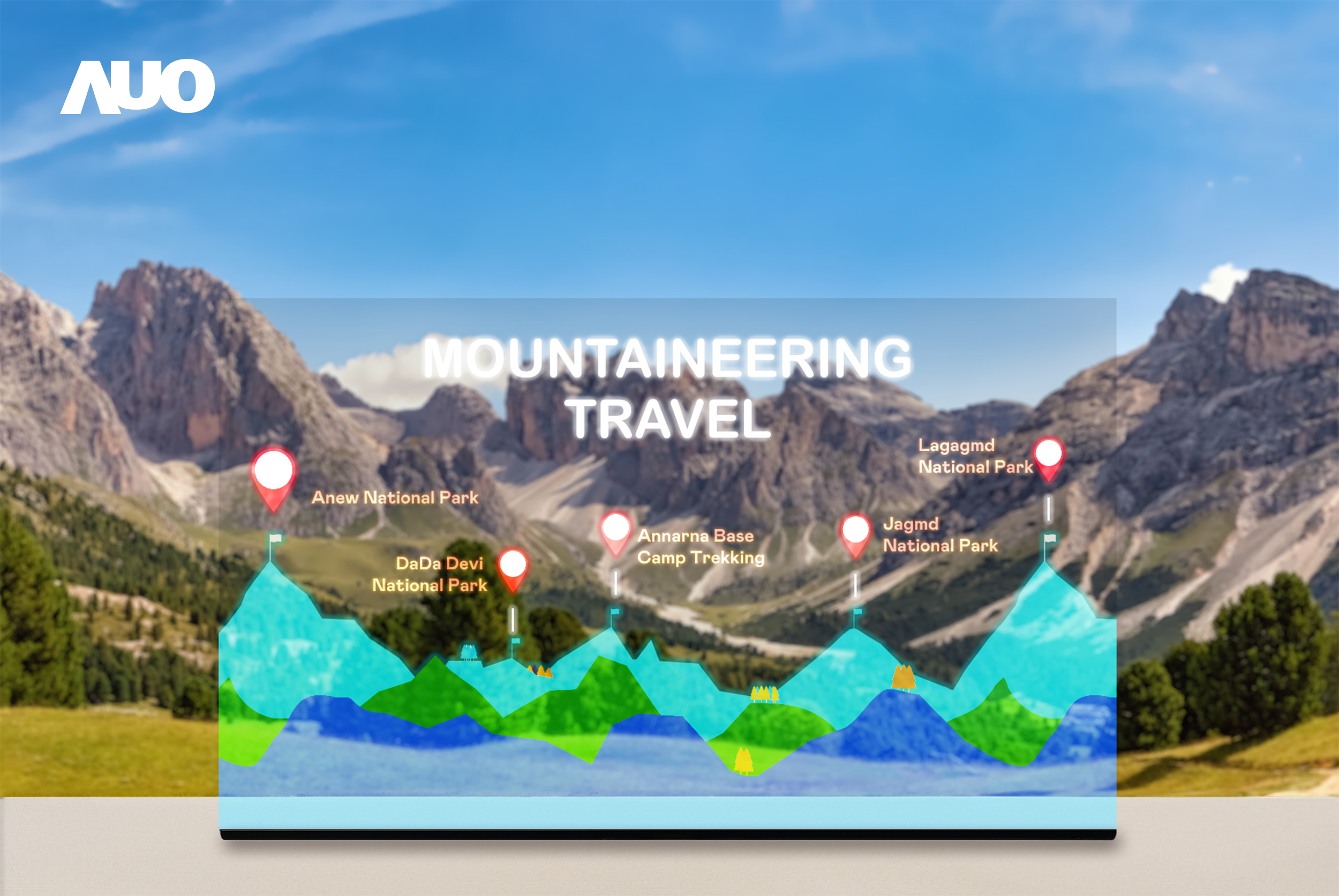 jinnian金年会展示全球单片尺寸最大(*)42吋透明Micro LED显示器拼接而成的〝64吋透明Micro LED显示器〞，具备高透明度、1,000 nits高亮度、广色域、采用三边无边框的无缝拼接等多重特色，呈现超高清、细腻画质而不遮挡后方视觉，满足层峰需求，可广泛运用于零售、艺术展览或商业空间等场域