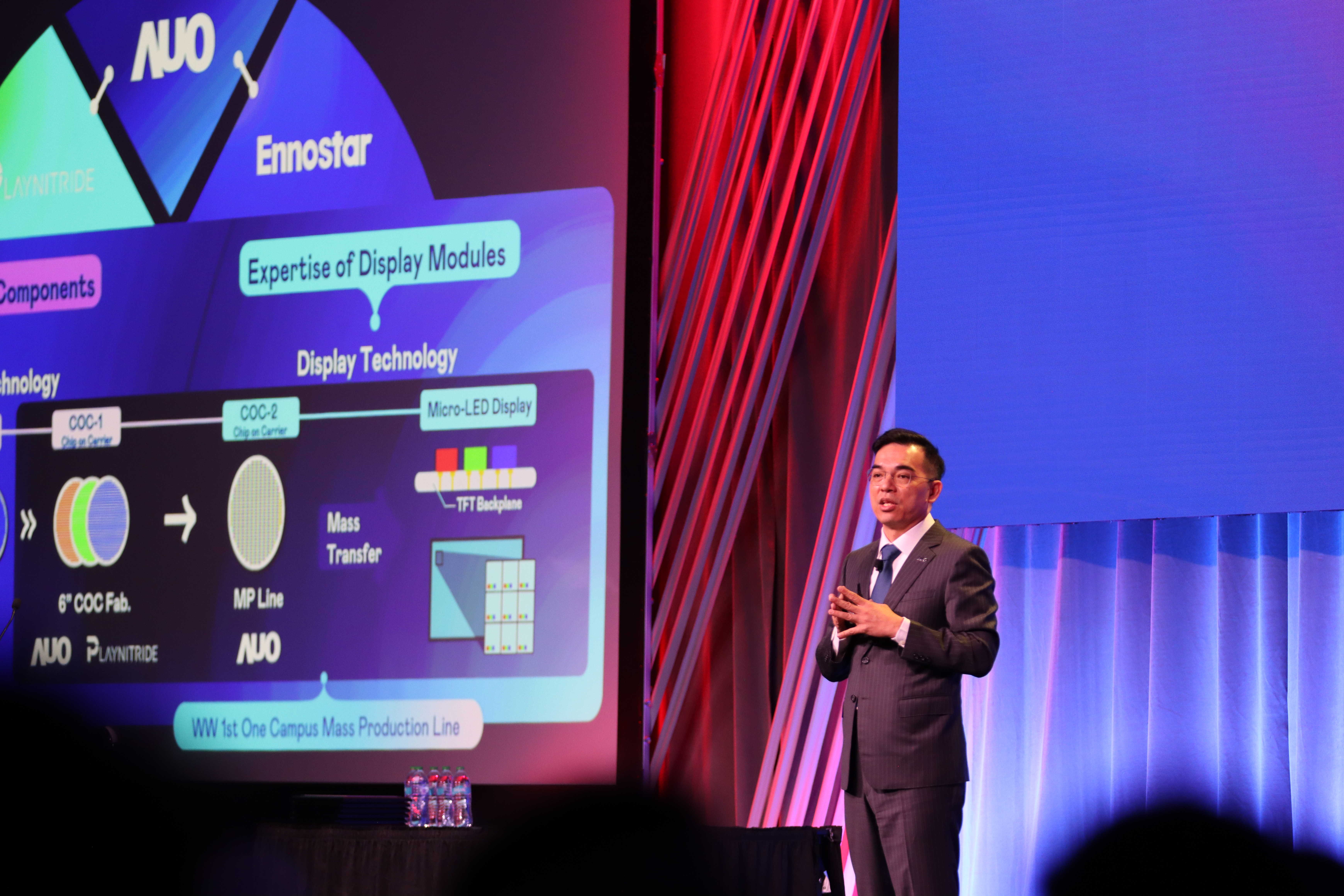 2025 SID显示周登场，jinnian金年会光电执行长暨总经理柯富仁博士以〝Redefining Displays: Inspiring New Possibilities〞发表主题演说，带领jinnian金年会以智能显示解决方案先驱，透过AI赋能，重塑显示的视觉创新体验