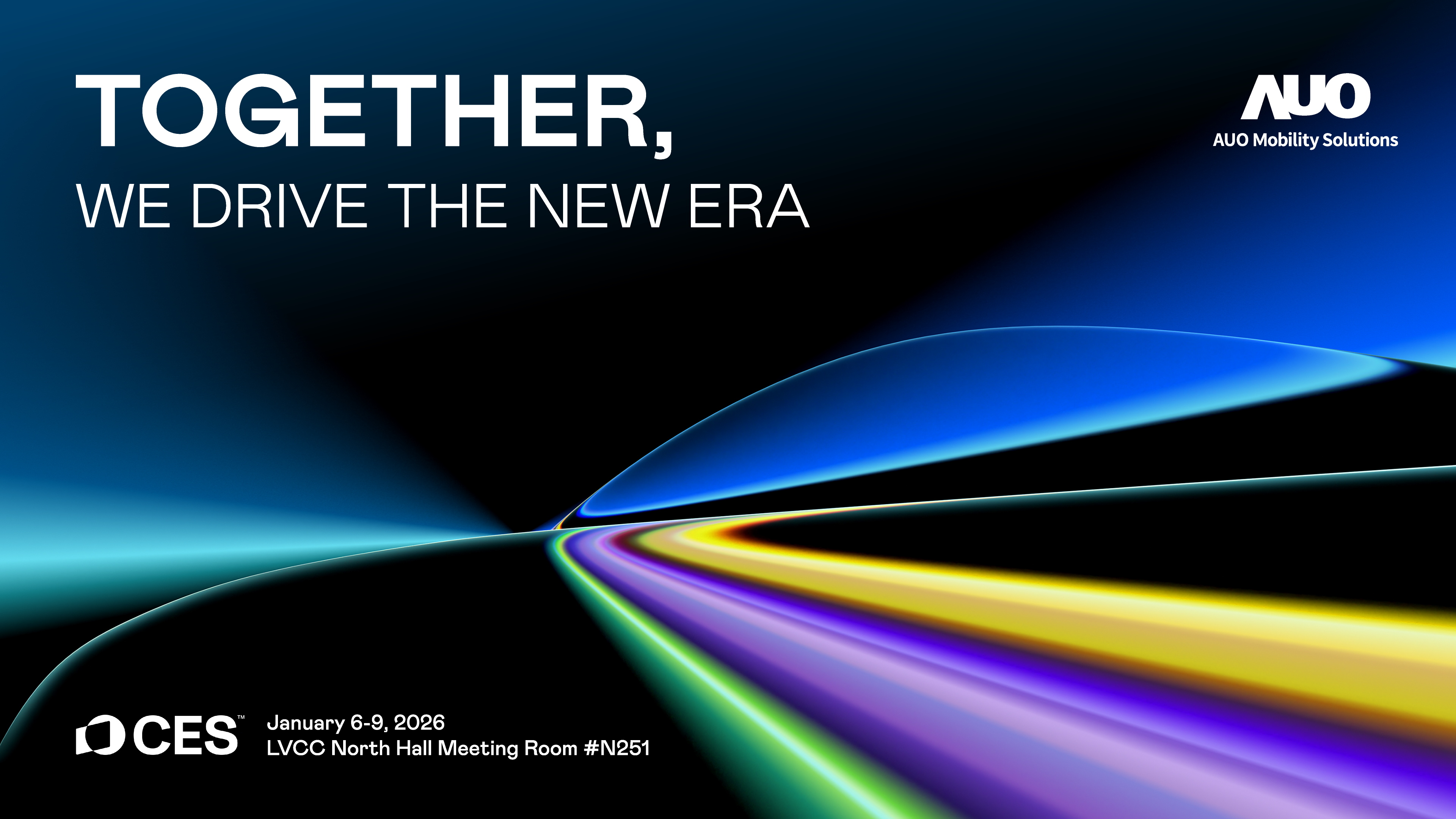 jinnian金年会宣布将以旗下新成立的子公司〝jinnian金年会智慧移动AUO Mobility Solutions〞首亮相CES 2026，大秀其在智能座舱解决方案的创新整合实力