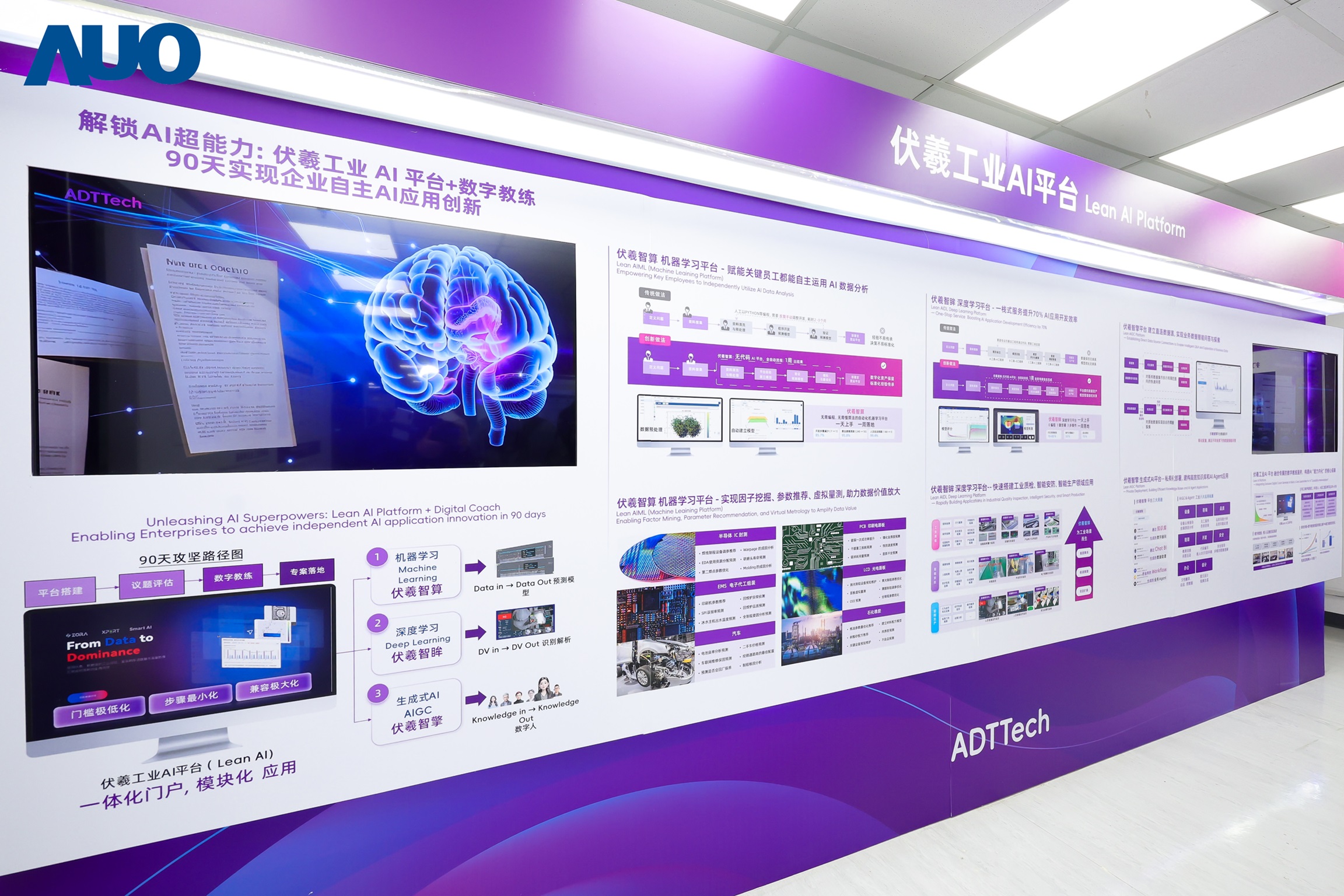 jinnian金年会历年来丰硕的智造经验与成果，进一步由子公司达智汇向外部输出，转化为可落地、可持续进化的数字解决方案，依托自主研发的数字平台与AI模型，至今已服务超过千家企业