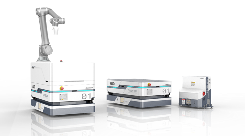 友達數位開發的自主式移動機器人（AMR250M），搭配全向輪並結合AI演算法、2D LiDAR、3D攝影機等技術，協助客戶實現產線全自動化